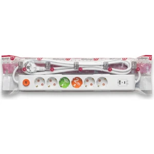 Ri-Tech Altılı Usb+Type-C Grup Priz Ç.k 2 mt
