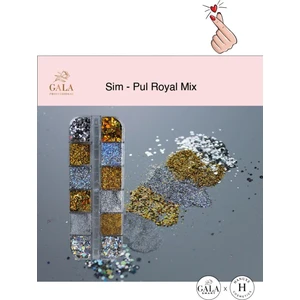 Gala Smart  Sim Süs Seti 12 Li No:sim Pul Royal Mıx