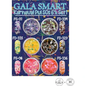 Gala Smart  Sim Süs Set 6lı No:karnaval Set-1