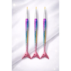 Lilycute Nail Art Fırça Seti 3'lü