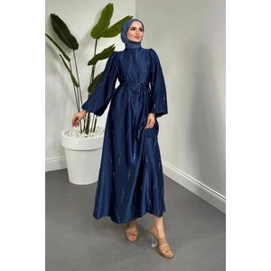 Merven Akyüz Kaitlyn Taşlı Abiye Indigo