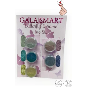 Gala Smart  Krom Toz Seti No:butterfly Krom Set