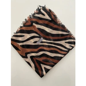 Ince Zebra Desen Tülbent Yazma