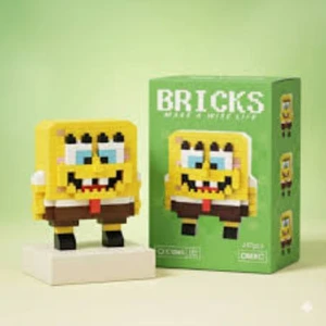 Bricks Karakter Figürü 3D Yapboz Puzzle LEGO Yapı Oyuncakları