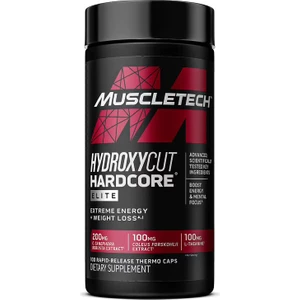 Hydroxycut Hardcore Elite 110 Rapid-Release Termo Caps. Usa