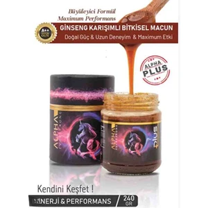 Alpha Plus Ginsengli Bitkisel Macun 240 gr