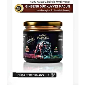Alpha Forcex Ginsengli Bitkisel Karışımlı  Macun 240 gr