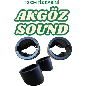 Mg Store 8cm Dome Midrange Tweeter Plastik Kabini 2 Adet