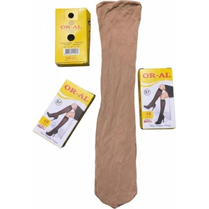 Or-Al Kadın Dizaltı 3'lü Muz Çorap DENYE40