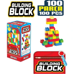 100 Parça Yapı Blok Seti Yapı Oyuncakları