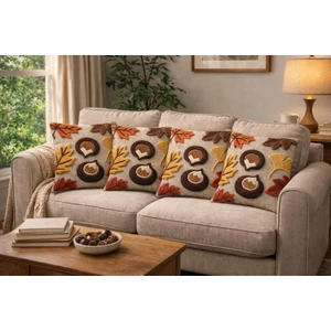 Çift Taraflı Kırlent Kılıfı 4'lü Takım