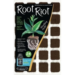Growth Technology Root Riot Plant Starter Cubes 24 Adet