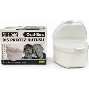 Diş Protez Kutusu Beyaz