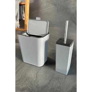 Flıp 2 Parça Banyo Seti Gri