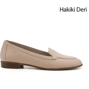 Kadın Ten Hakiki Deri Babet