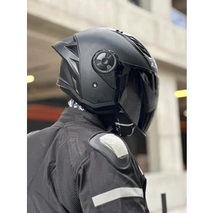 Ls2 Aırflow 2 Mat Siyah Kask - Siyah Vizör + Spoiler