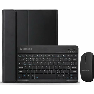 Samsung Galaxy Tab S10 Lite Tablet Için Bluetooth Klavye ve Mouse + Kılıf Bkk6