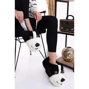 Hayvanlı Peluş Panduf Rahat Ev Botu
