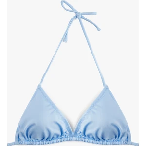 Boyundan Bağlamalı Üçgen Bikini Üstü