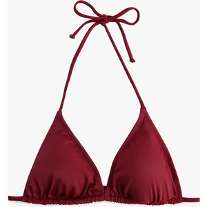 Boyundan Bağlamalı Üçgen Bikini Üstü