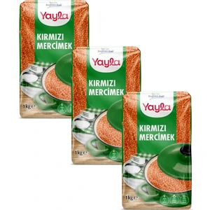 Ithal Kırmızı Mercimek 1 kg X3