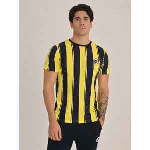 Erkek Trıbun Çubuklu Tshırt