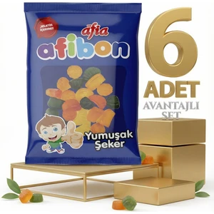 Afibon Yumuşak Şeker 6X80 gr