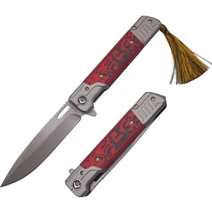 Swat Püsküllü Çakı Bordo