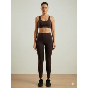 Şardonlu Yüksek Bel Toparlayıcı Tayt