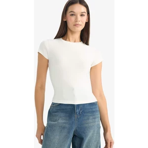 Fitted Ribana Tişört E0288AX26SP