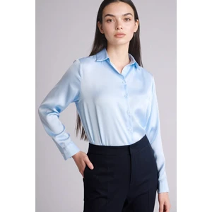 Oversize Saten Gömlek G0244AX26SP