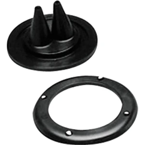 Nuova Rade Cable Boot Splited W/screwed Ring, Ø115MM, Cut-Out Ø105MM, Black