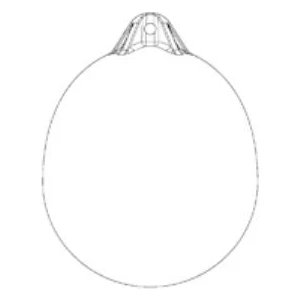 Oceans Usturmaça Ocean Usturmaça, Balon, R2, 38X50CM, Beyaz/mavi