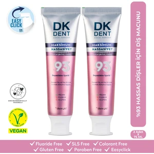 Dkdent %93 Maximum Hassasiyet Diş Macunu 75 ml x 2 Adet