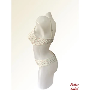 Çiçekdesenli Sütyen Takımı