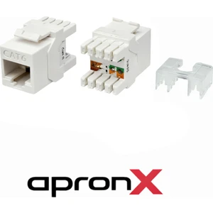APX-UTP181 Cat6 180° Utp Keystone Jack (100 Adet)