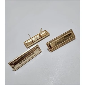 Metal Handmade Etiketi 3 Adet