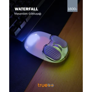 Waterfall Wireless RGB Gökkuşağı Efektli Mouse