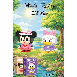Bricks Minnie Mouse & Daisy Duck Figür Seti - Koleksiyon