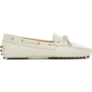 Kadın Krem Deri Loafer 26PFD2903FT