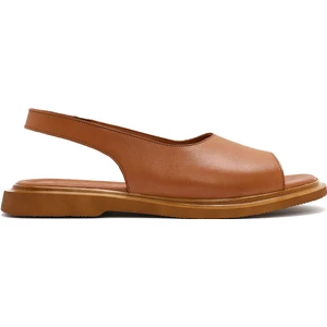 Kadın Taba Deri Sandalet 26SFD361218