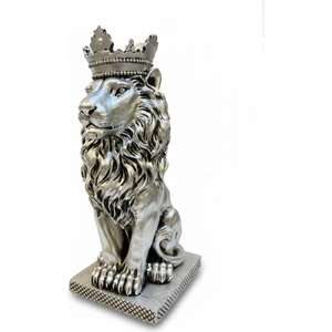 Modern Aslan Figürlü Biblo