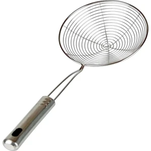 Metal Saplı Kevgir 18 cm Çap – 37 cm Boy