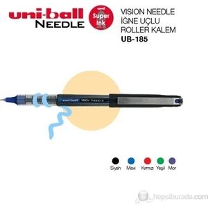 Uni Roller Kalem Vision Needle 0.5 İğne Uç Siyah