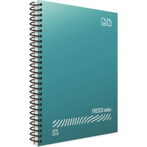 Fresco Defter Spiralli Düz Plastik A4 80 Yaprak Kareli
