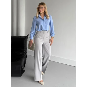 Çift Düğmeli Şık Pantolon