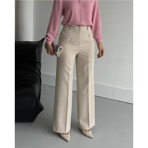 Çift Düğmeli Şık Pantolon