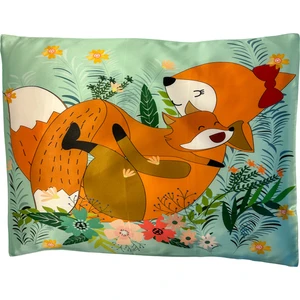 ICON SILK %100 Saf Ipek Bebek Yastık Kılıfı (Sevimli Tilki)