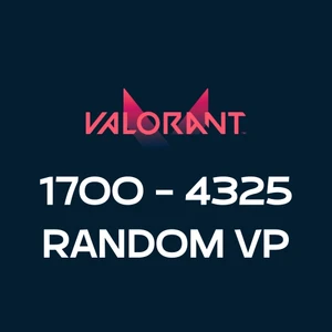 Riot Games Valorant 1700-4325 Random Vp
