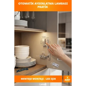 Otomatik Sensörlü LED Dolap Içi Aydınlatma Lambası